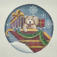 Teddy in the Sleigh
