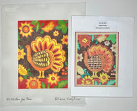 Folk Art Turkey with stitch guide

