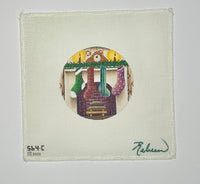 Fireplace Stockings Round
