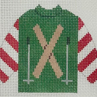 Skis and Poles Pullover