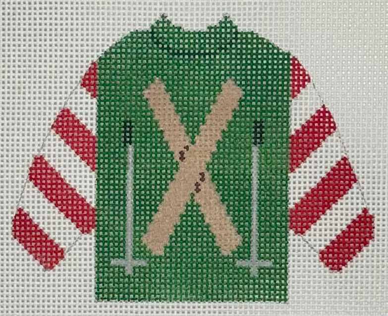 Skis and Poles Pullover