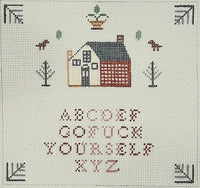 Shady Alphabet Sampler
