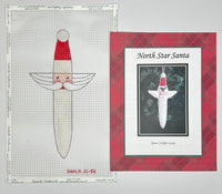 North Star Santa with stitch guide
