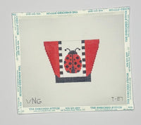 Ladybug Mini Tote Ornament
