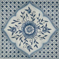 Blue & White Floral

