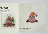 Patch Hat with stitch guide
