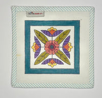 Floral Tile Square
