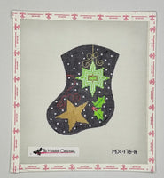 Peppermint Party - Stars Mini Sock
