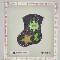 Peppermint Party - Stars Mini Sock