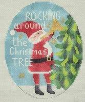 Musical Santas - Rocking Around the Christmas Tree (print)
