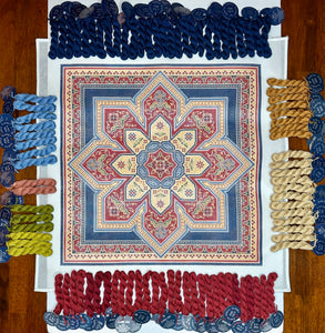 Bakhitiari Medallion with silks