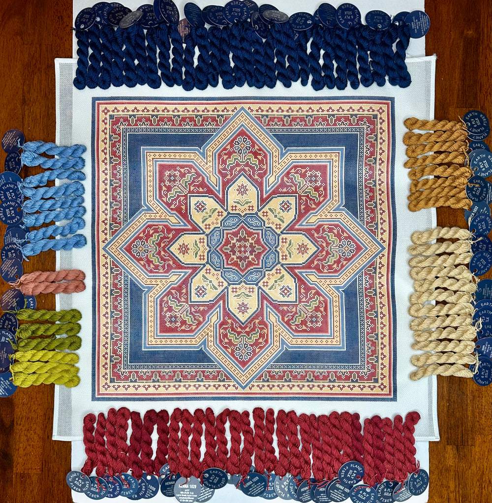 Bakhitiari Medallion with silks