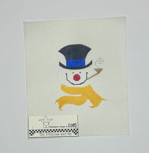Mr Snow with stitch guide