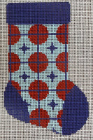 Mini Sock with stitch guide
