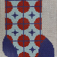 Mini Sock with stitch guide