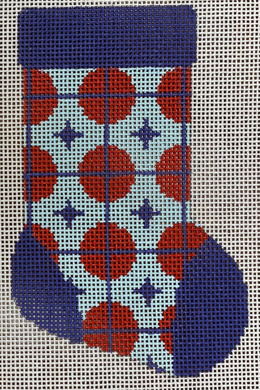 Mini Sock with stitch guide