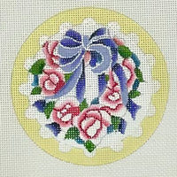 Floral Wreath Ornament
