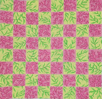 Chess/Checkers Board - Pink & Green
