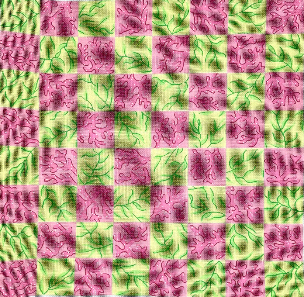Chess/Checkers Board - Pink & Green