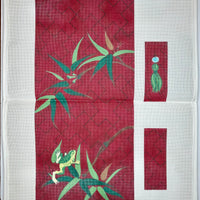 Fretwork With Bamboo and Frog Clutch