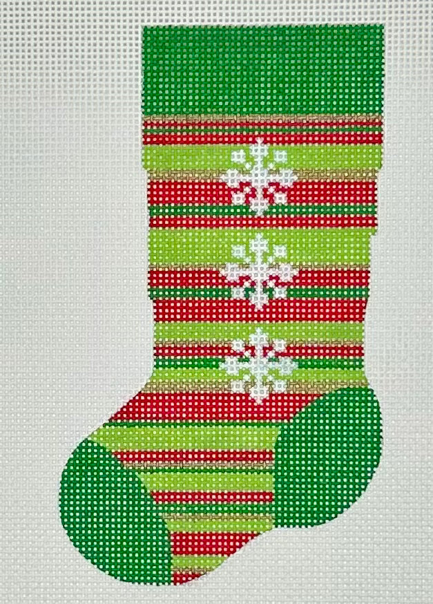 Red/Green Snow Mini Sock