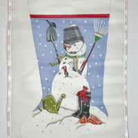 Garden Snowman Stocking
