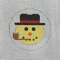 Snowman Emoji with stitch guide
