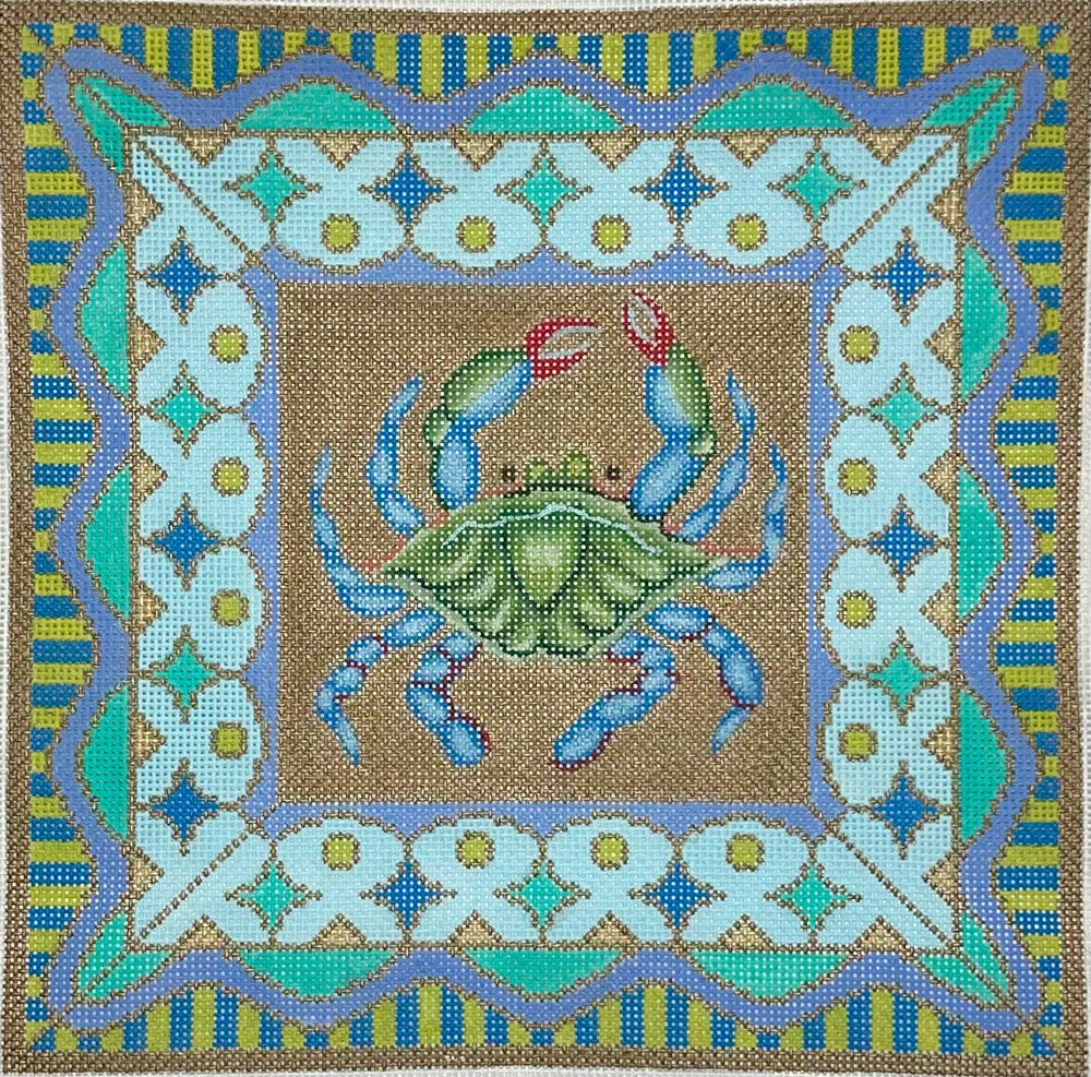 Blue Crab with Border
