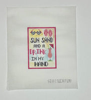Sun and Sand with stitch guide
