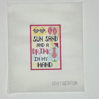 Sun and Sand with stitch guide