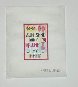 Sun and Sand with stitch guide