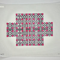 Black & White & Pink Ribbons Brick Cover