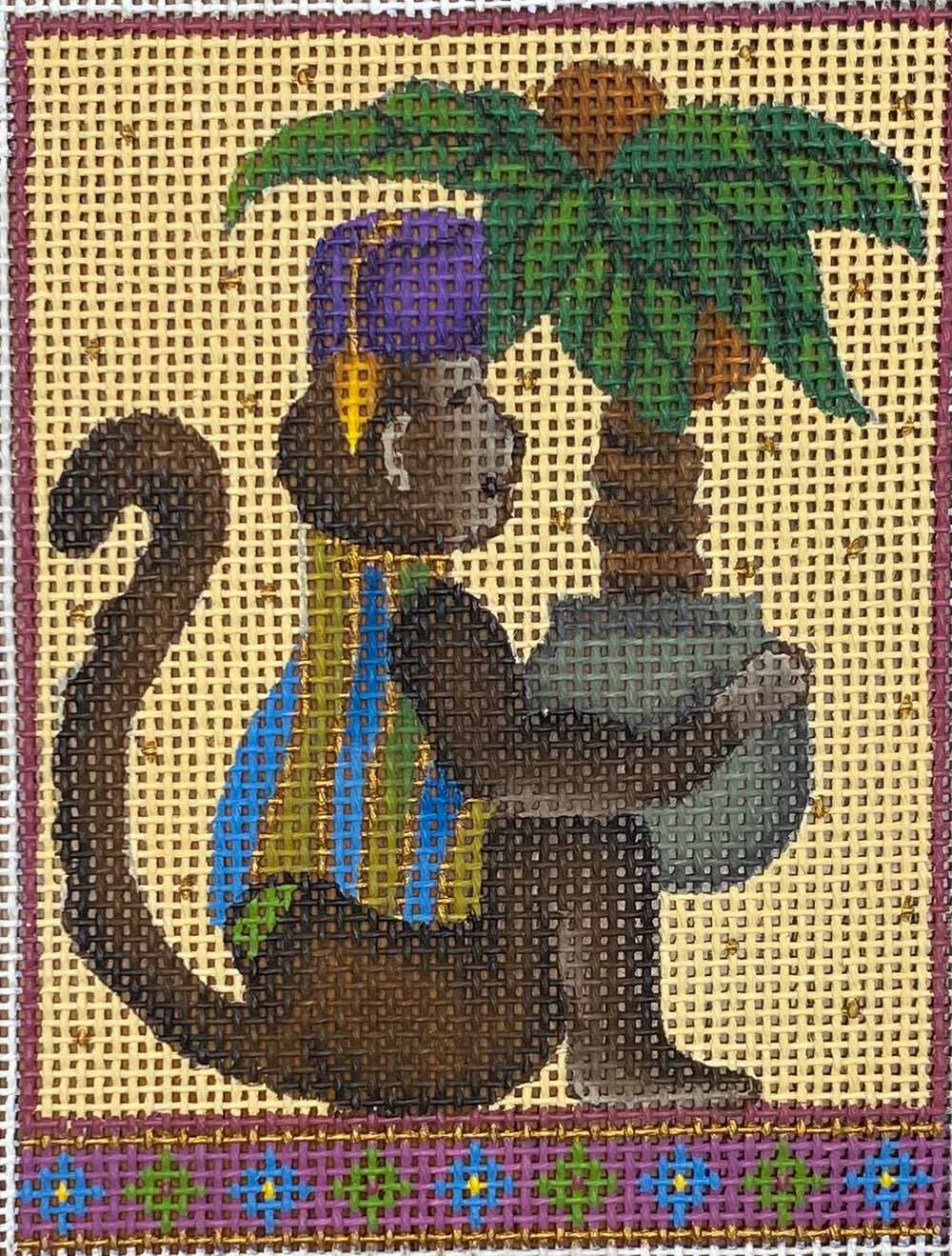 Monkey with Palm