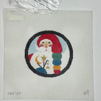 Santa Circle with Stars with stitch guide