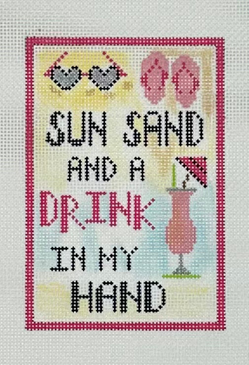 Sun and Sand with stitch guide