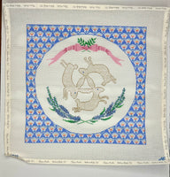 3 Bunnies Provence Pillow
