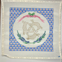 3 Bunnies Provence Pillow