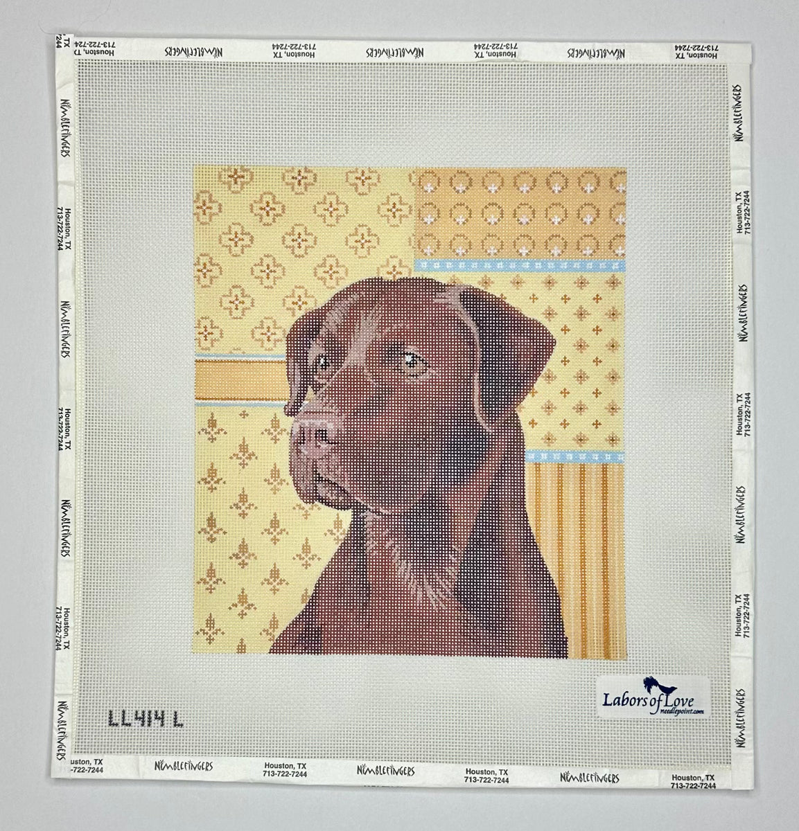 Chocolate Lab | Needlepoint Destashing