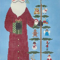 Santa with Toy Tree