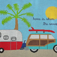 Woody with Camper