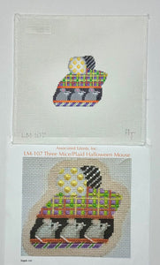 Three Mice/Plaid Halloween Mouse with stitch guide
