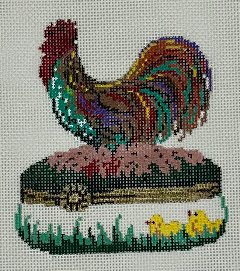 Porcelain Box - Rooster