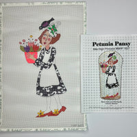 Petunia Pansy with stitch guide