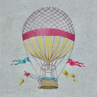 Hot Air Balloon - Large Pink