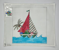 Christmas Sailboat
