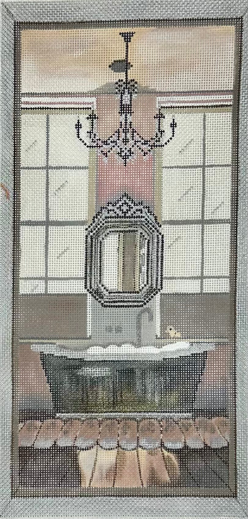 Vintage Metal Bathtub