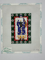 Green Frame Santa
