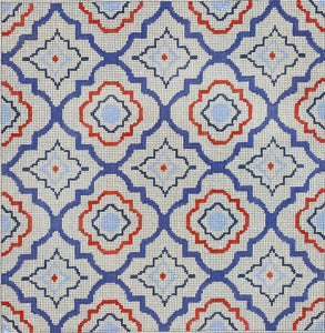 Blue Tiles Pillow