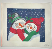 Snow Couple Pillow
