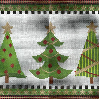 Christmas Trees with Border